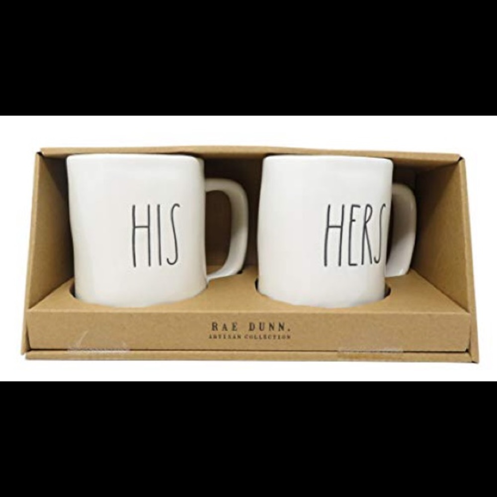 Rae Dunn His and Her Mugs